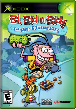 Ed, Edd n Eddy - The Mis-Edventures (USA) 2D Box Front